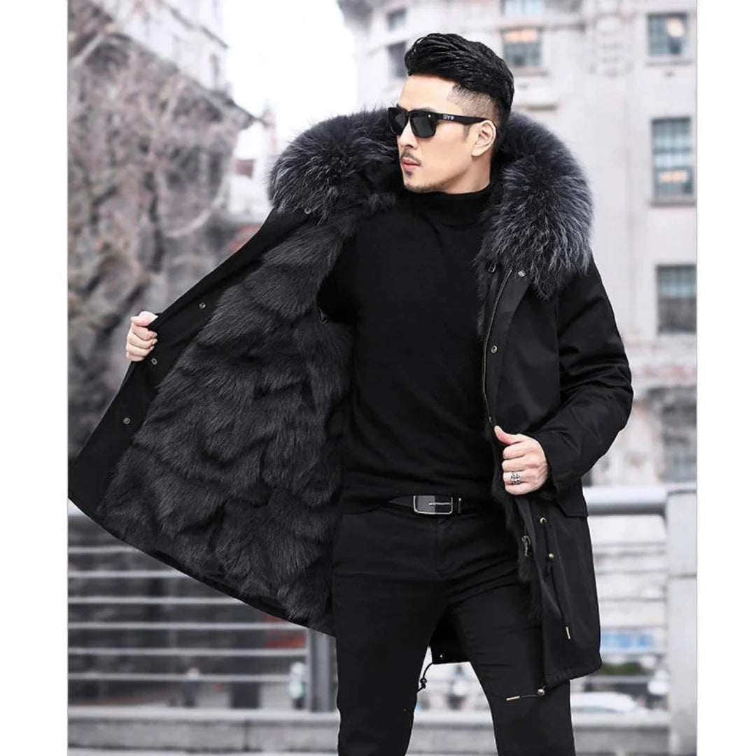 Herren Kapuze Winter Parka Jacke | Warm