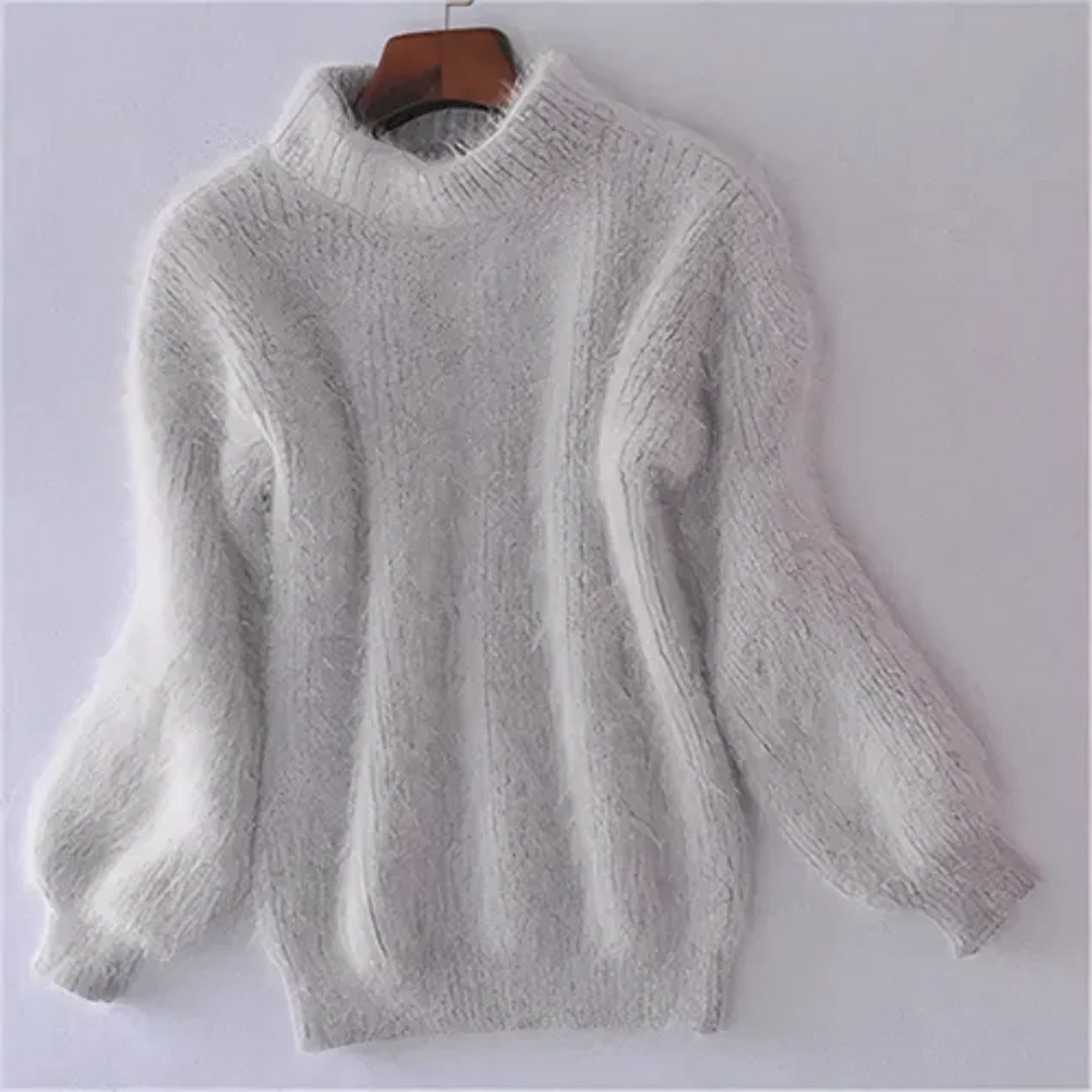 Warmer Winter Strickpullover Damen | Übergröße