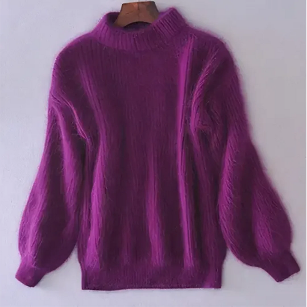 Warmer Winter Strickpullover Damen | Übergröße