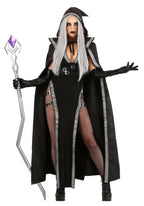 Gotische Hexe Halloween Kostüm Kleid | Maxi
