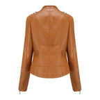 Damen Lässig Langarm Jacke | Reißverschluss