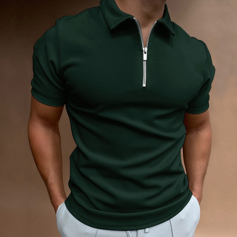 Giulio | Herren-Poloshirt mit Reißverschluss