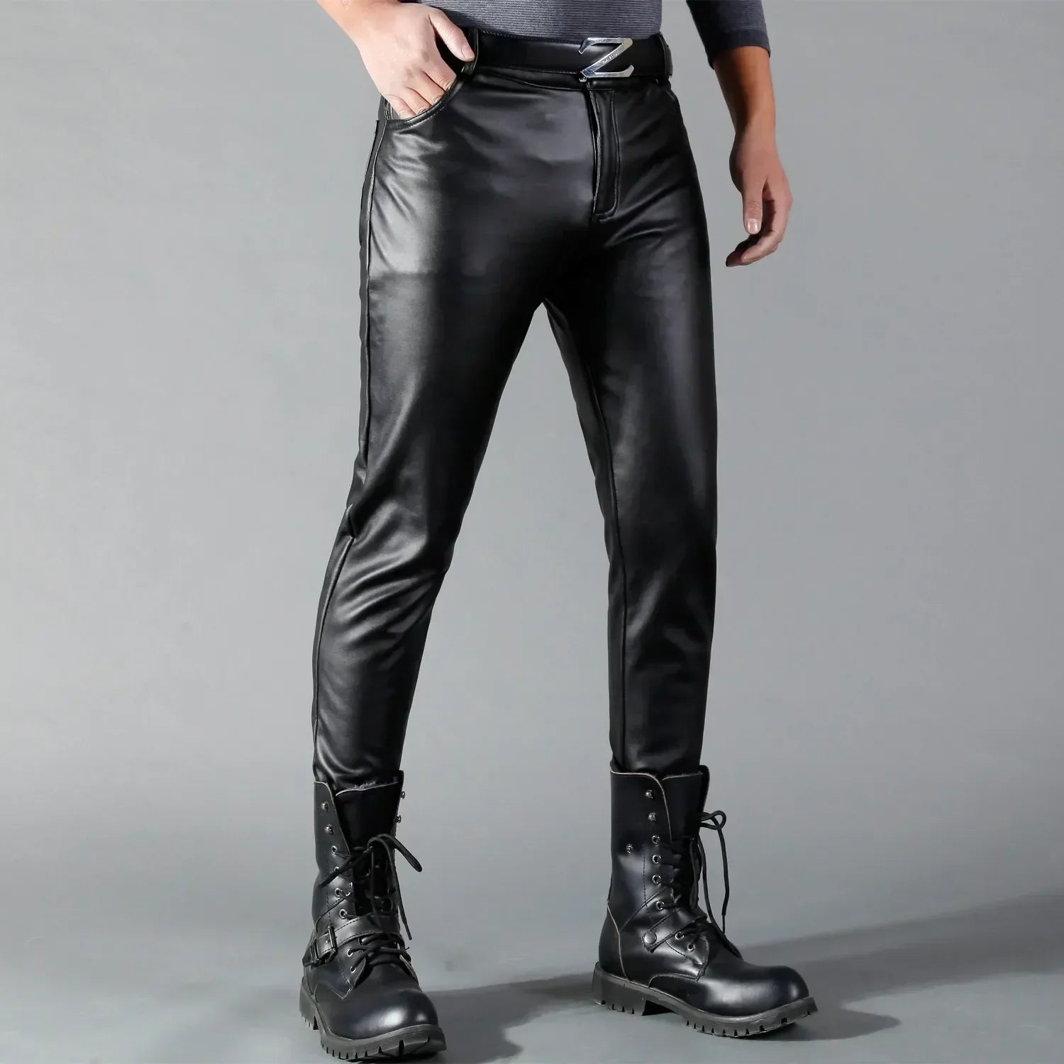 Marlenar | Herren Stretch-Hosen | Schwarz