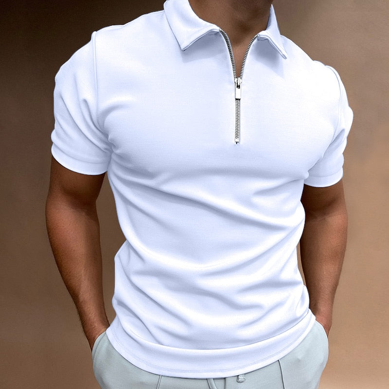 Giulio | Herren-Poloshirt mit Reißverschluss