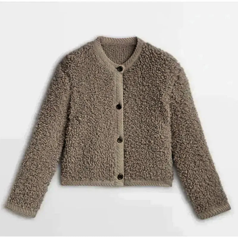 Moderne Damen-Teddy-Mantel | Lässig