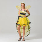 Biene Cosplay Halloween Kostüm Damen | Midikleid