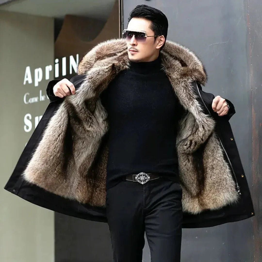 Herren Kapuze Winter Parka Jacke | Warm