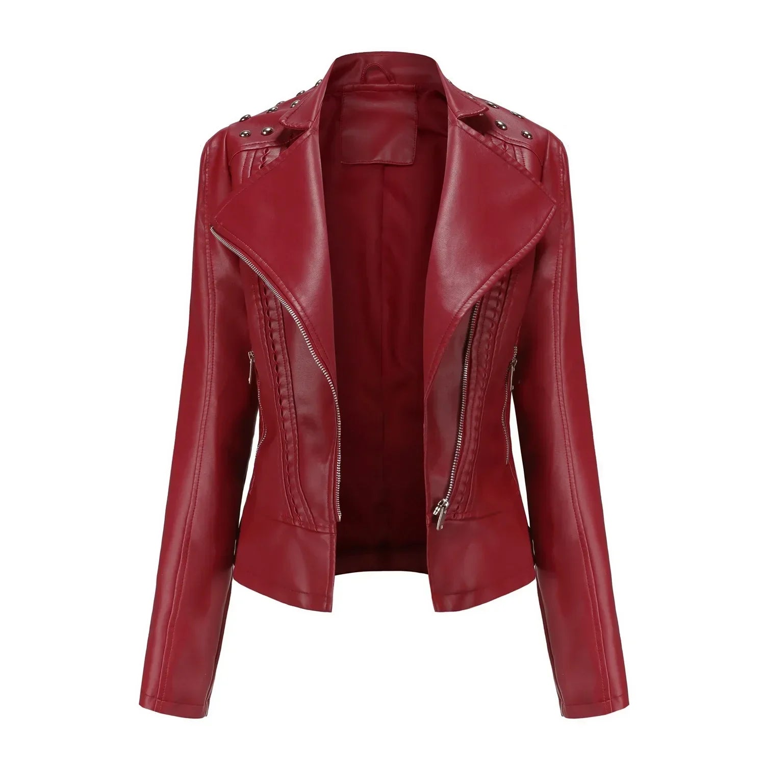 Damen Lässig Langarm Jacke | Reißverschluss
