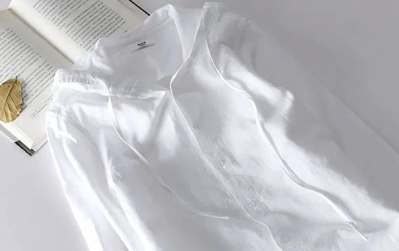 Herren gestreiftes Knopf Daunen Kapuzen Hemd | Lässig
