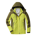 Damen Farbenfroh Regenjacke | Mit Kapuze