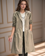 Wasserdichte Regenjacke Damen | Reißverschluss