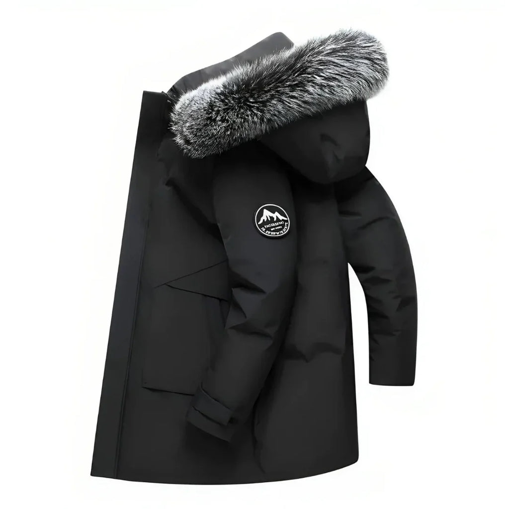 Herren Winter Kapuze Parka Jacke | Warm