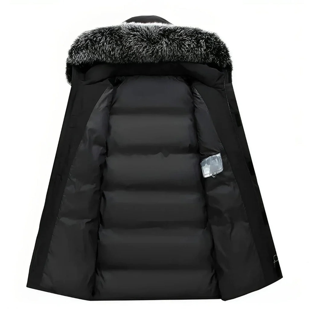 Herren Winter Kapuze Parka Jacke | Warm