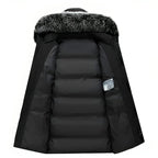 Herren Winter Kapuze Parka Jacke | Warm