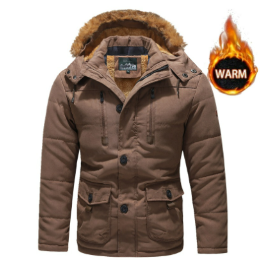 Armin | Herren Winter Parka Jacke | Kapuze