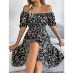Drayanara | Atemberaubendes fließendes Sommerkleid mit Blumenmuster für Damen