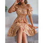Drayanara | Atemberaubendes fließendes Sommerkleid mit Blumenmuster für Damen