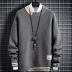Herren Langarm Warmer Strickpullover | Winter