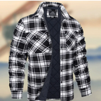 Herren Knopf Daunen Warme Hemdjacke | Langarm