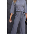 Damen Moderner Jumpsuit | Weites Bein
