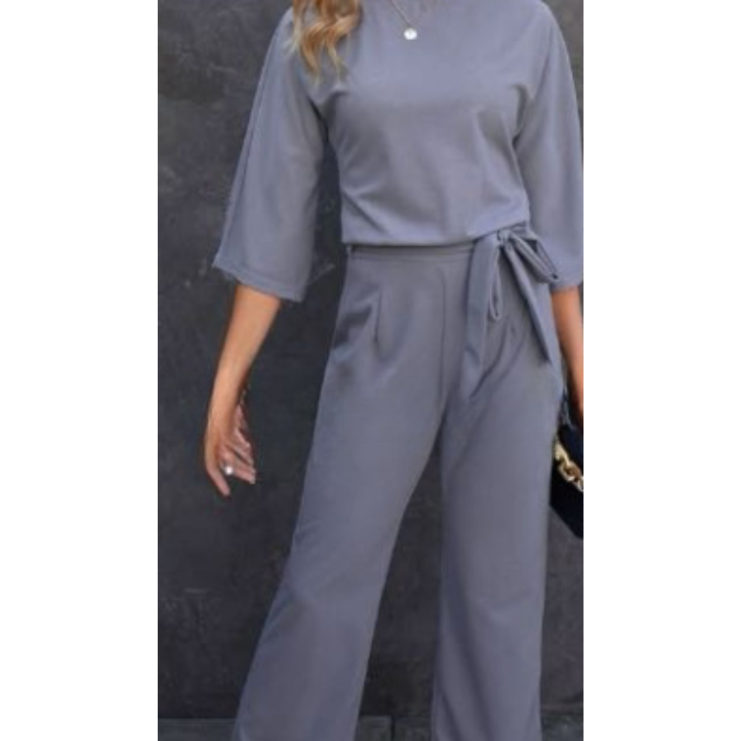 Damen Moderner Jumpsuit | Weites Bein