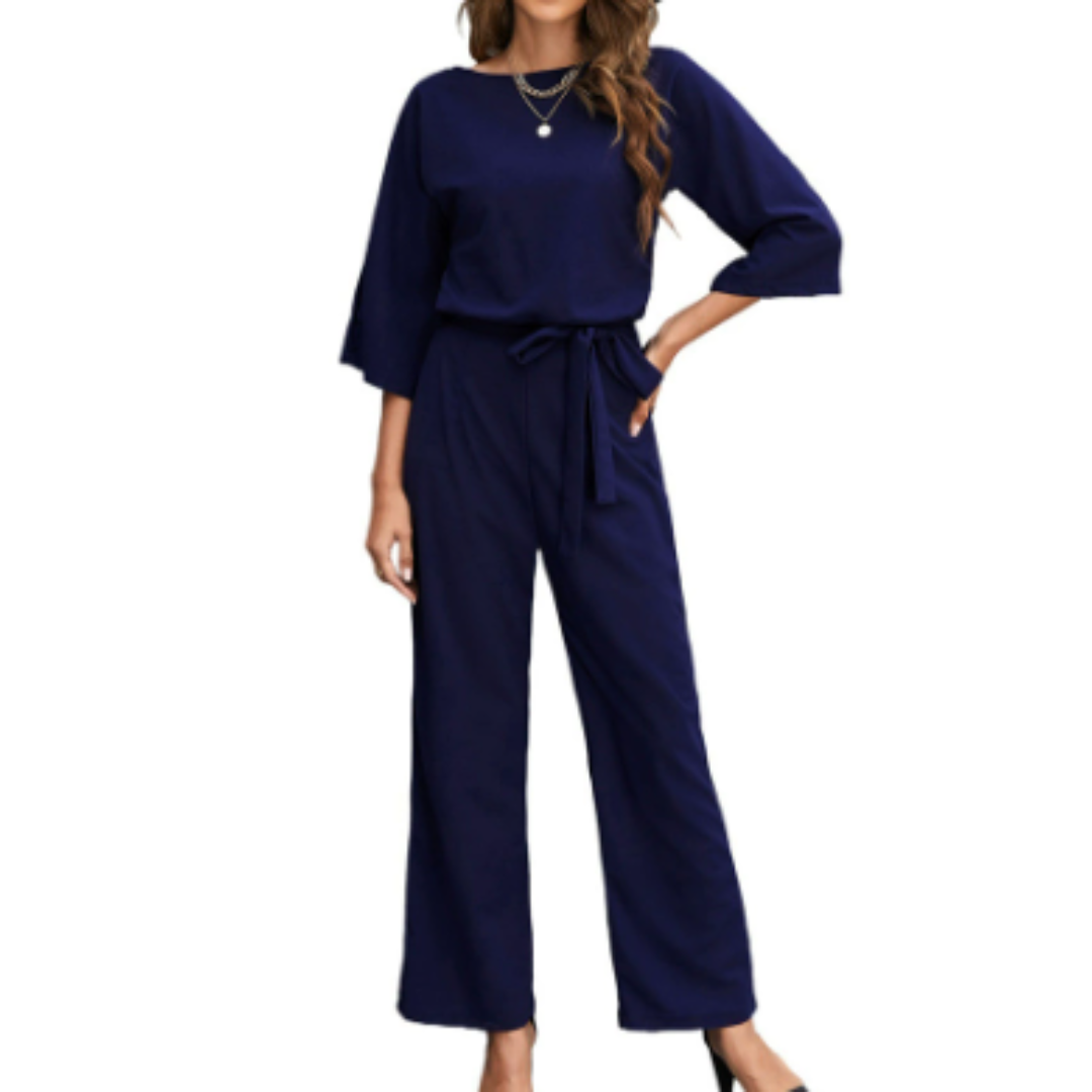 Damen Moderner Jumpsuit | Weites Bein