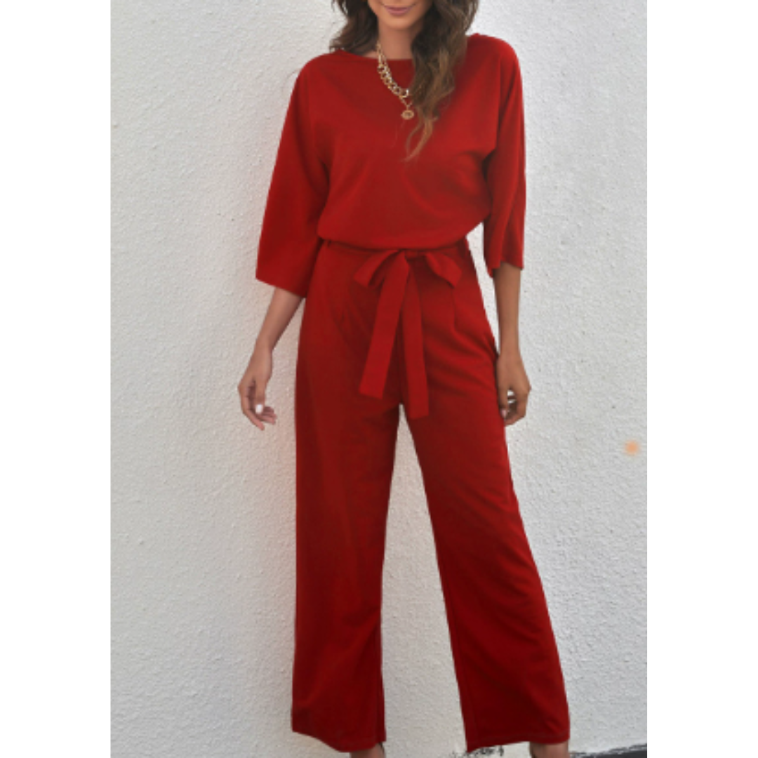 Damen Moderner Jumpsuit | Weites Bein