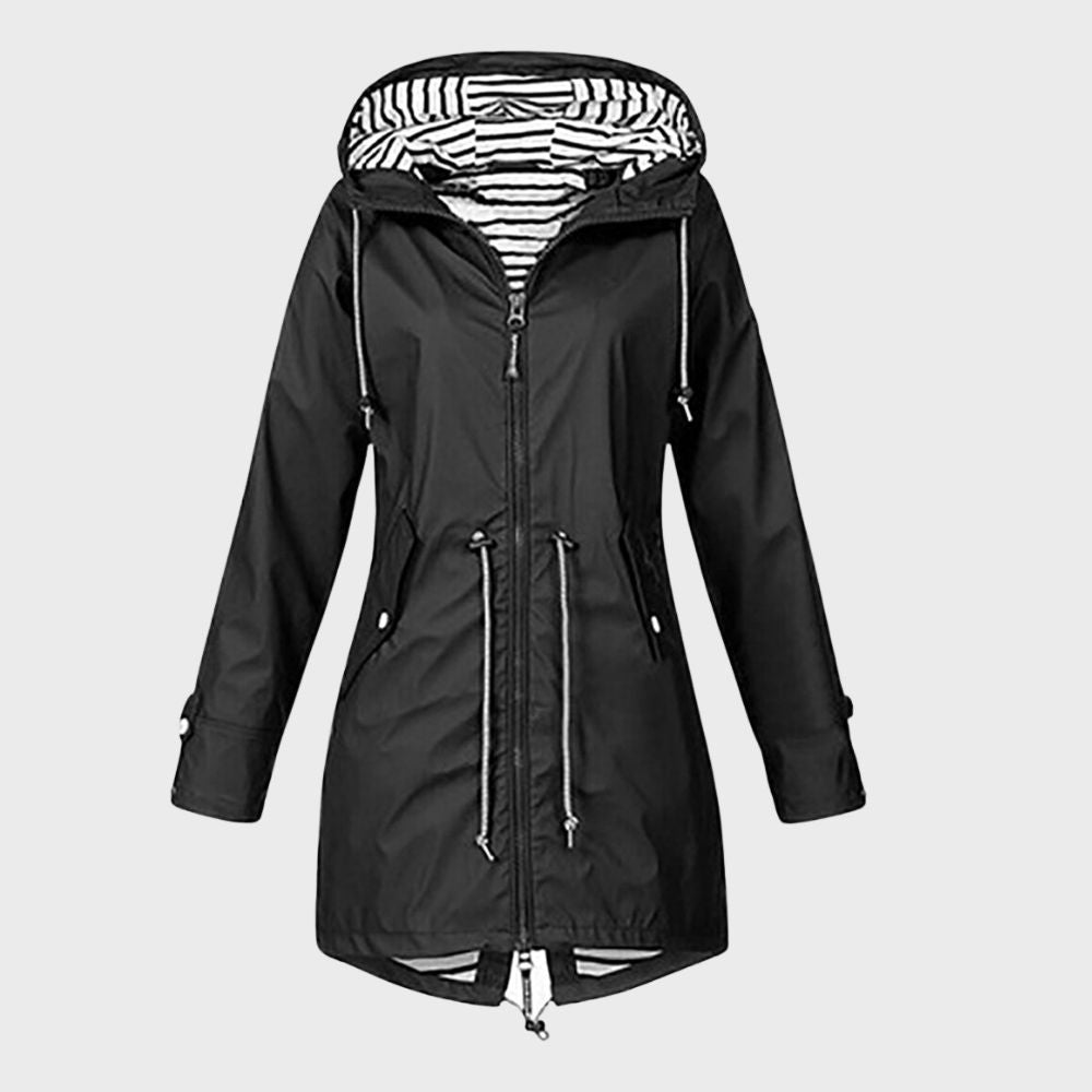 Vielseitige Regenjacke für Damen | Kapunze