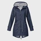 Vielseitige Regenjacke für Damen | Kapunze