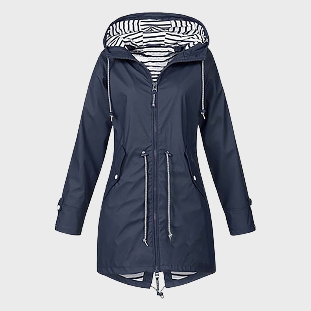 Vielseitige Regenjacke für Damen | Kapunze
