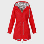 Vielseitige Regenjacke für Damen | Kapunze