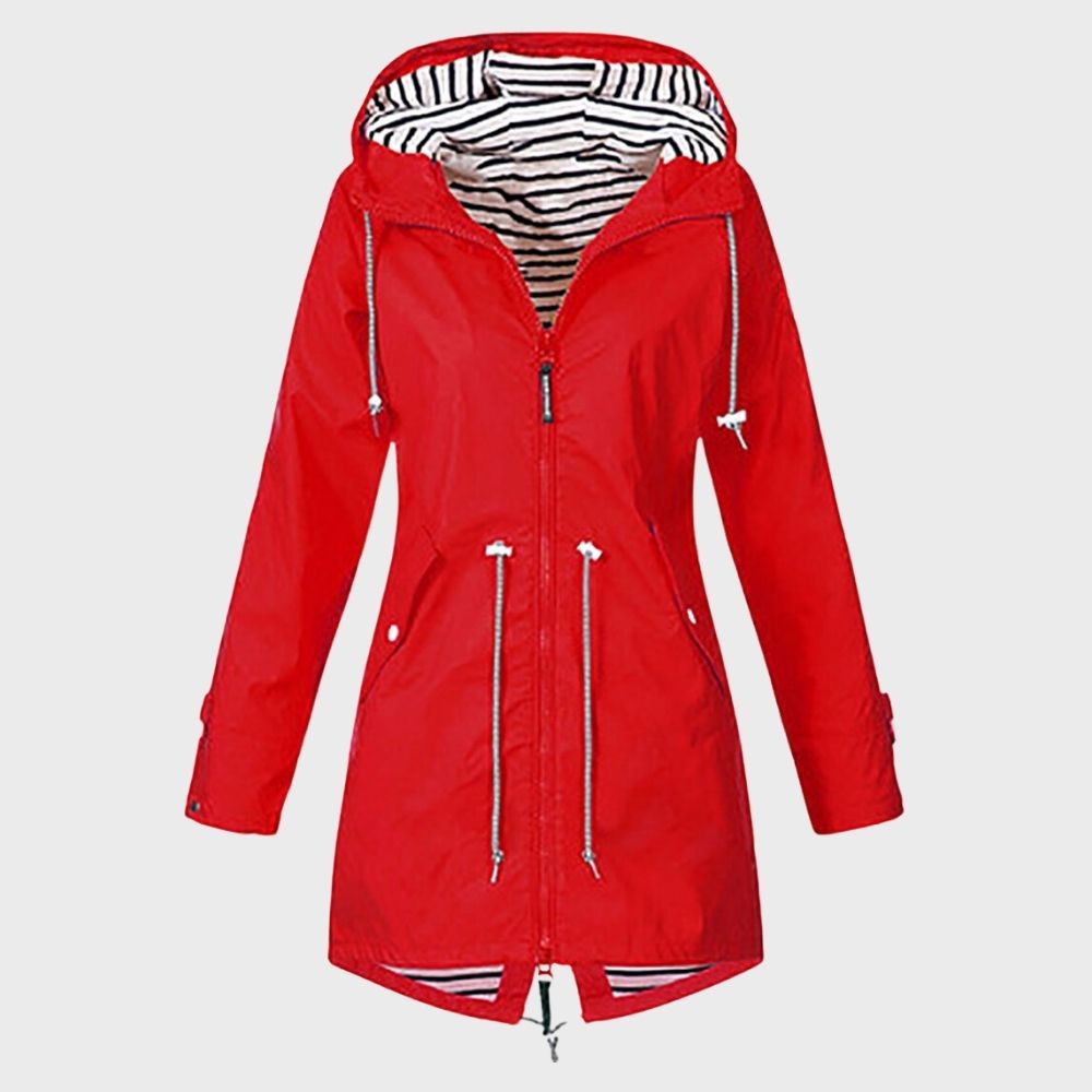 Vielseitige Regenjacke für Damen | Kapunze