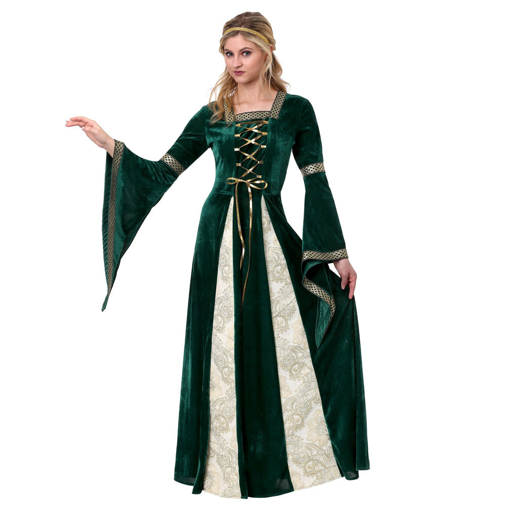 Langärmelige Prinzessin Halloween Kostüm | Maxi