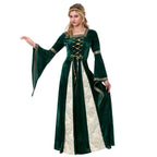 Langärmelige Prinzessin Halloween Kostüm | Maxi