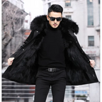 Herren Kapuze Winter Parka Jacke | Warm