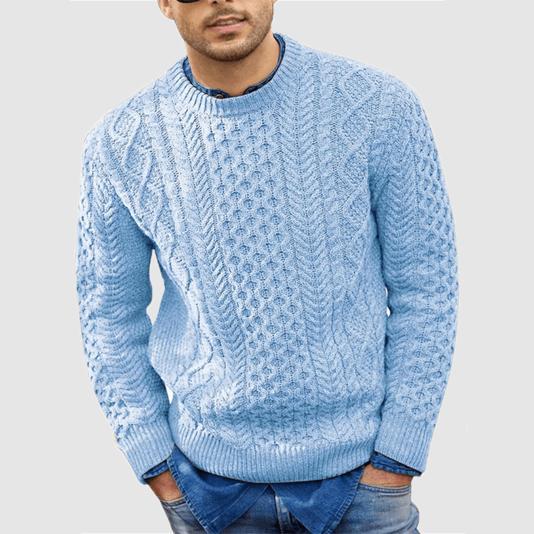 Herren Strick Langarm Pullover | Warm