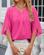 Lidia | Modernes Halbarm-Top für Damen