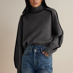 Meikena | Damen Warmer Rollkragenpullover | Winter