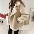 Moderne Damen-Teddy-Mantel | Winter