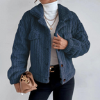 Damen Winter-Teddymantel | Langarm