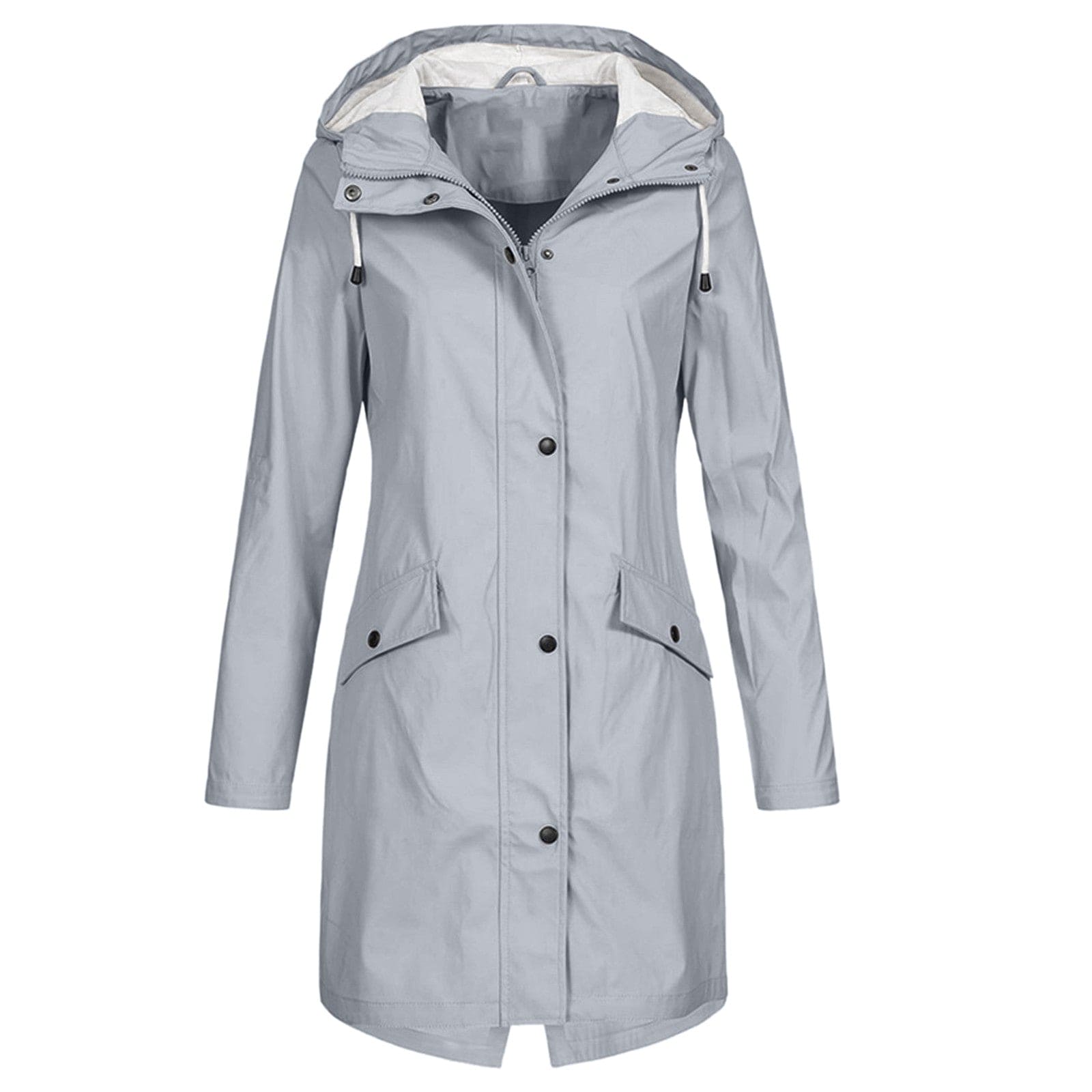 Damen Lange Regenjacke | Windsicher