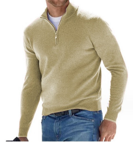 Arnulf | Pullover Herren mit Reißverschluss | Warm