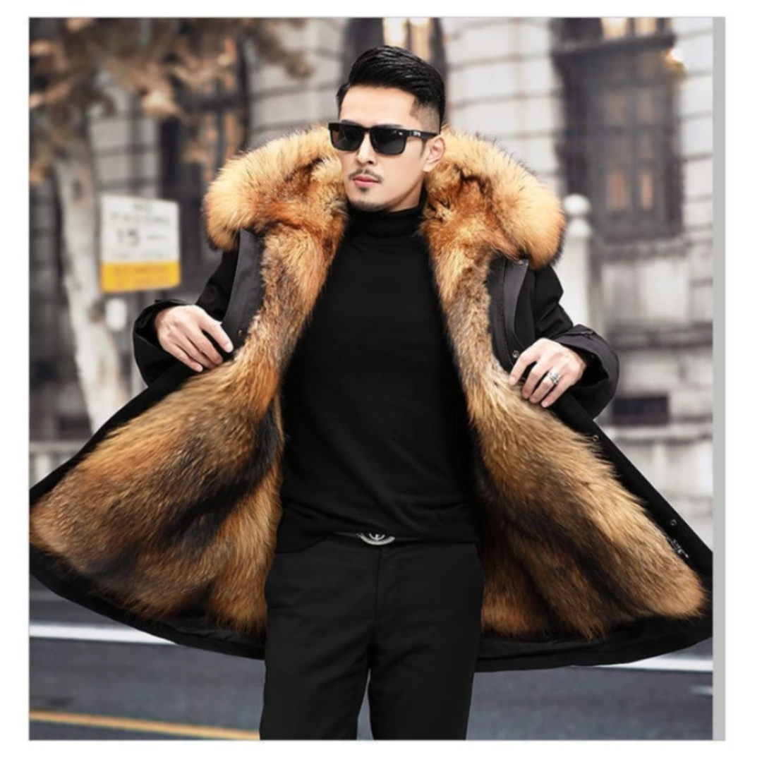 Herren Kapuze Winter Parka Jacke | Warm