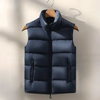 Herren Reißverschluss Puffer Weste | Ärmellos