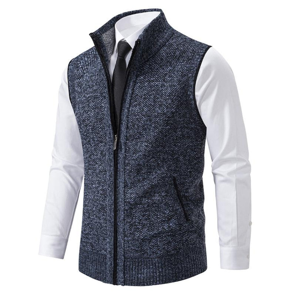 Kellan | Herren Gestrickte Weste | Ärmellos