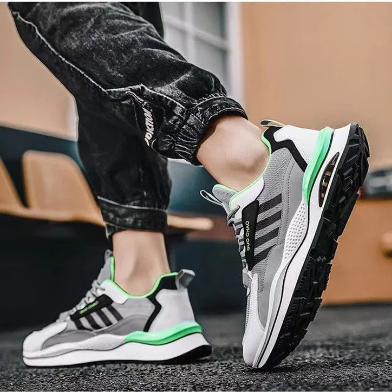 Timon | Moderne weiße Sneaker Herren | Lässig