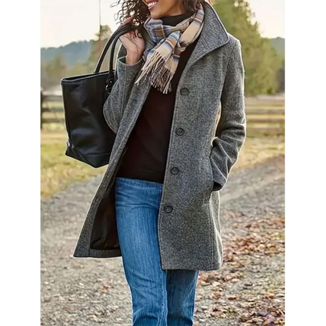 Damen Warmer Trenchmantel | Lange