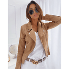 Damen Stilvolle Reißverschlussjacke | Langarm