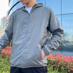 Herren Windbreaker Kapuzenjacke | Reißverschluss