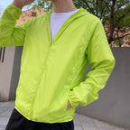 Herren Windbreaker Kapuzenjacke | Reißverschluss